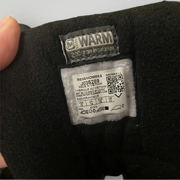 Merrell Thermo Overlook 2 Mid Waterproof Boots Sz 15 - Picture 11 of 15